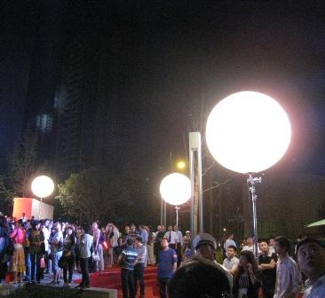 上海高端活动派对夜光球气球灯出租