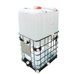 供应一吨方水塔（IBC集装桶） 广州番禺石基乔丰塑料图片