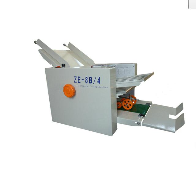 供应ZE-8B-4型台式自动折页机，吸风折页机，自动折纸机
