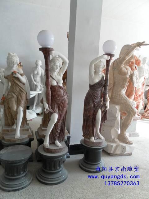 供应西方人灯人雕塑京南雕塑
