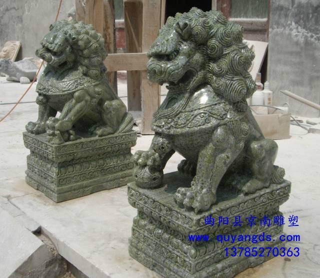 供应花岗岩石狮子京南雕塑图片