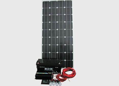 供应150W家庭太阳能发电 供应150W单晶家庭太阳能发电：单晶太阳能板：图片