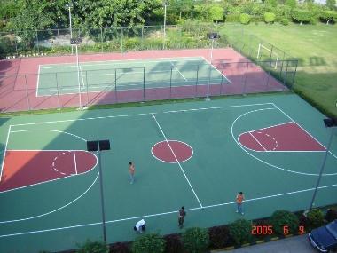 深圳篮球场网球场设计与施工