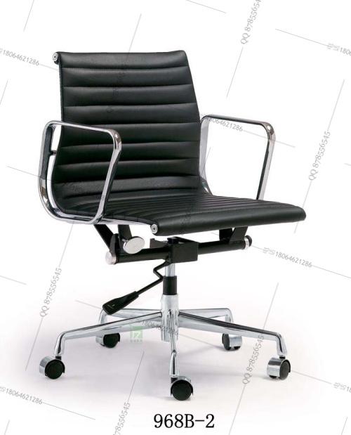 铝合金中班皮质办公椅，铝合金皮质办公椅，皮质办公椅