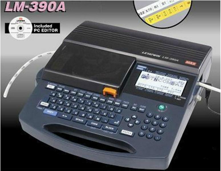 供应进口线号印字机MAXLM-390A进口打码机套管打字机