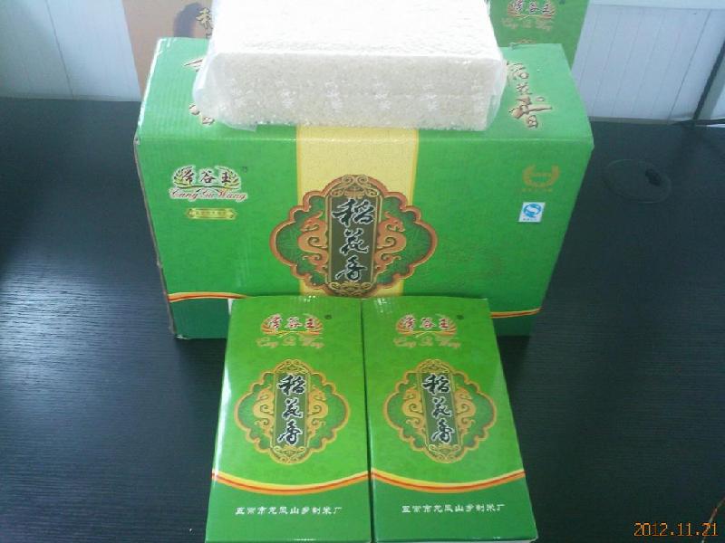 龙凤粮源-稻花香大米5kg米砖绿礼箱销售