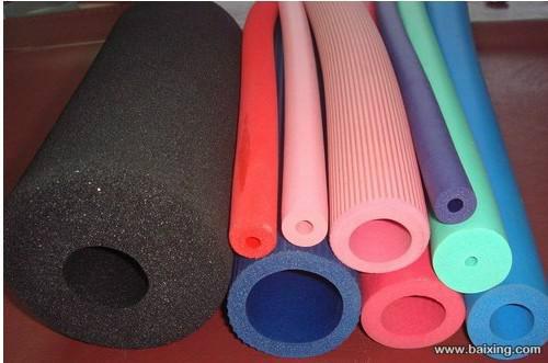供应NBR发泡管 彩色橡塑管 橡胶管 防滑手柄护套 健身器材把套 设备减震吸音材料