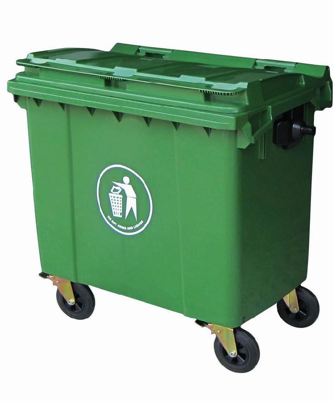 广州660L绿色垃圾桶供应商批发