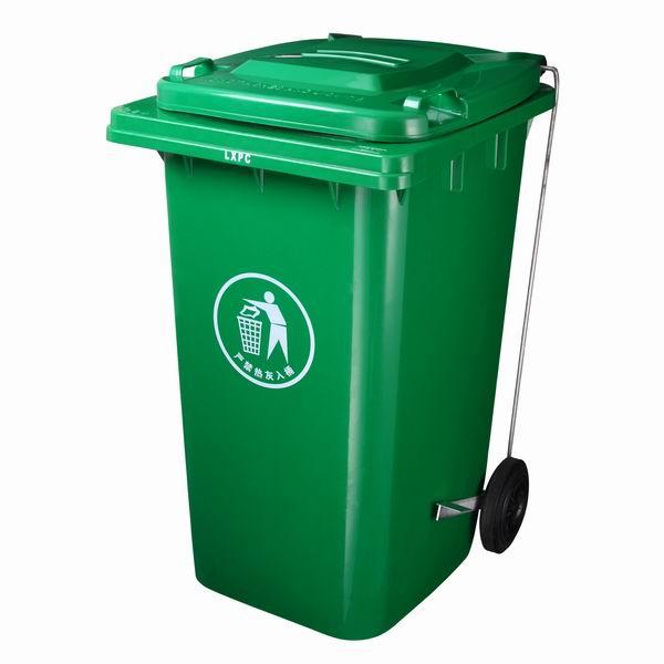 供应绿色垃圾桶240L、绿色厨余垃圾桶、绿色工厂小区垃圾桶