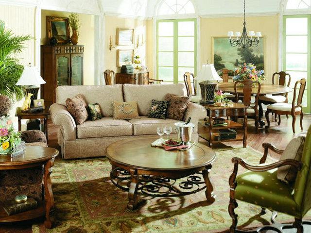 定制美式客厅家具，沙发组合，茶几 ，角几，装饰柜