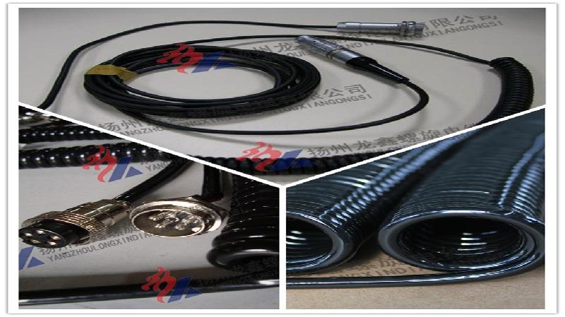供应电器设备螺旋电缆弹簧线，专业设计生产销售制造商