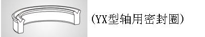 供应YXd轴用密封圈 YX型密封圈
