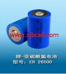 供应ER26500带线电池，记忆电源专用电池 ER26500锂亚电池