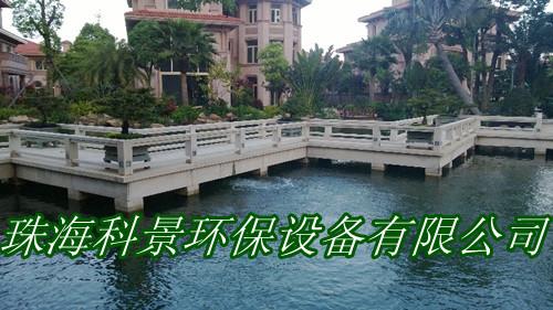 珠海市景观河水处理设备厂家供应景观河水处理设备喷泉与推流曝气机