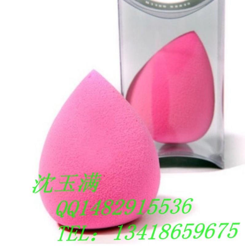 供应深圳专业设计水滴形粉扑化妆棉、洗脸扑