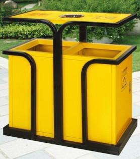 供应分类环保垃圾桶 烤漆分类环保垃圾桶 不锈钢环保垃圾桶图片