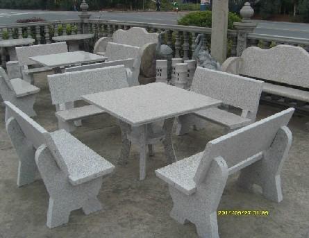 供应大理石花岗岩石凳石桌生产厂家石桌