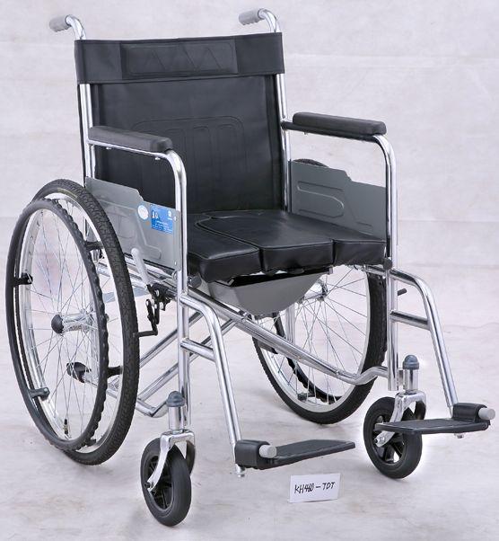 供应康泰喷涂坐便轮椅KTL-02