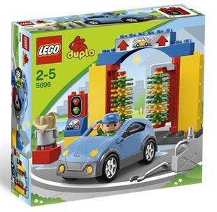 供应LEGO乐高5696 拼装积木玩具得宝系列 洗车店