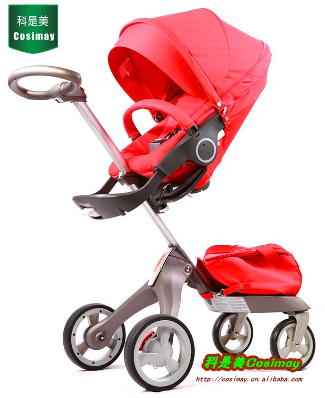 供应孩子推车折叠婴儿车婴儿推车四轮推车高景观婴儿车Stokke