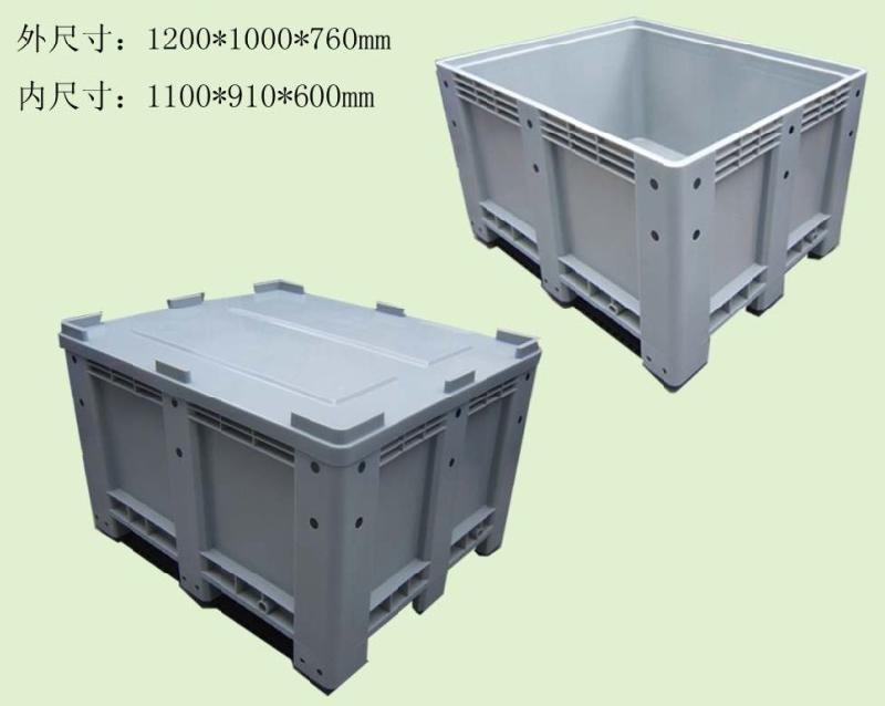 北京塑料卡板箱天津上海丹东塑料卡板箱箱式托盘