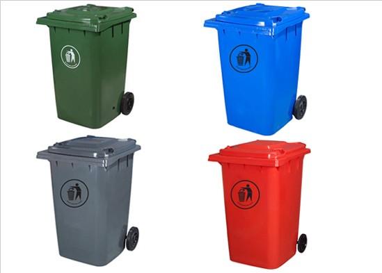 供应天津塑料垃圾桶塘沽滨海新区塑料环卫桶图片