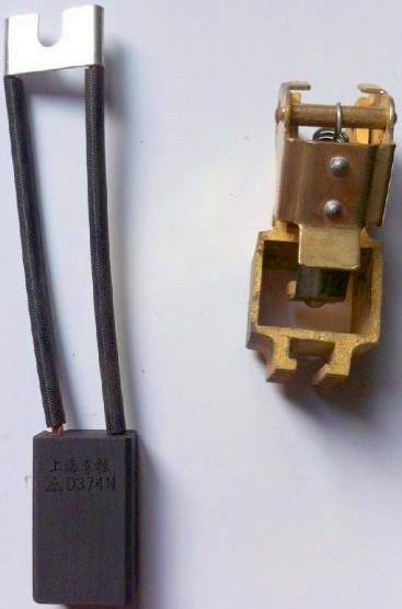 供应D374N黄铜刷架与碳刷20X25X40电机配件68元/件图片