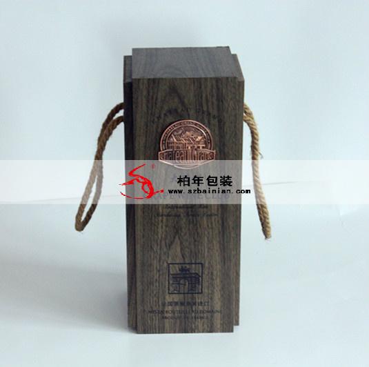 深圳红酒木盒葡萄酒高档木盒红酒木盒设计