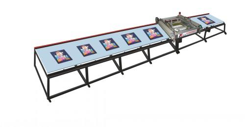 SPT系列直线台版丝网印刷机印花机图片