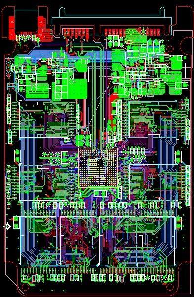 得门电子抄板之GPS公交车报站器PCB批发