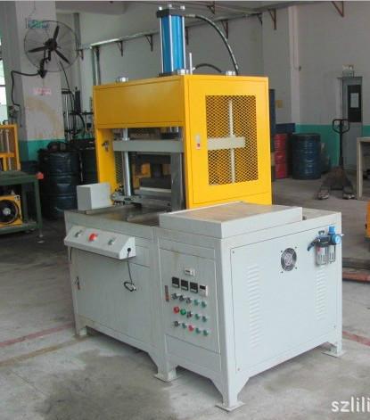 供应上海铜管热压机生产厂家，电脑散热器铜管热压机图片