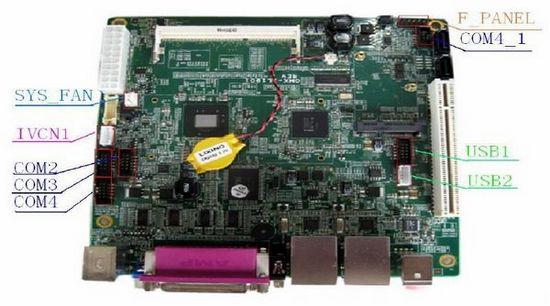 供应 Intel D525 Mini-itx 工业主板 4xCOM