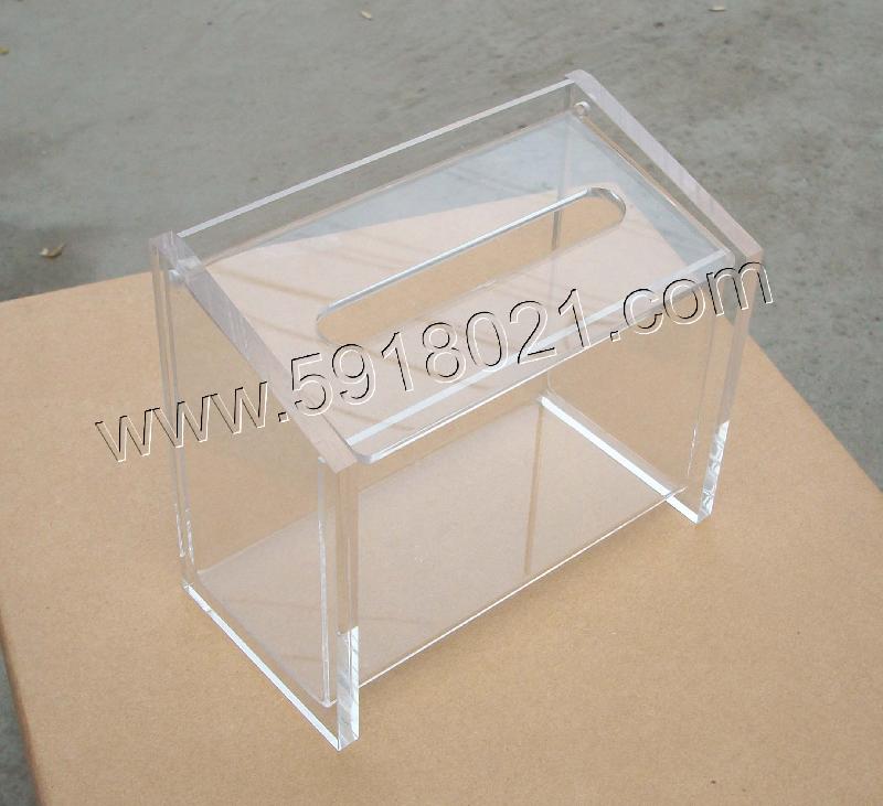 供应上海亚克力名片盒收纳盒有机玻璃名片盒收集盒