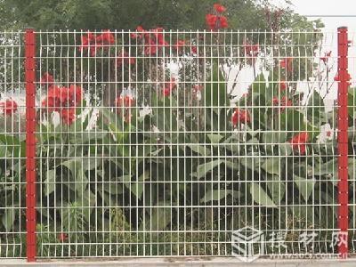 安徽桃形柱围栏网|桃形柱护栏网喷塑工艺图片