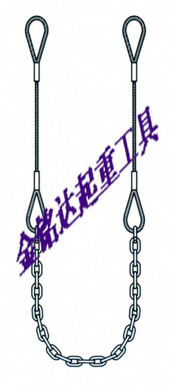 青岛链条高强度起重链条80级国标链条螺纹钢索具图片
