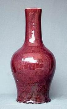精品釉里红缠枝牡丹玉壶春瓶市场价值如何18801767572马经理图片