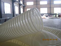 供应高耐磨耐高温塑筋波纹软管TPU软管不含塑化剂塑筋软管图片