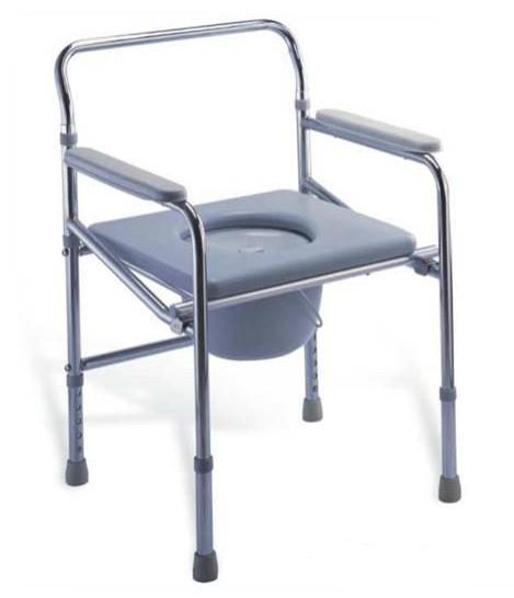 凯洋KY896坐便椅钢管 老人孕妇座便器座厕椅高度可调折叠图片
