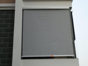 张家港建筑铝合金卷帘窗安装吴江电动百叶窗工程图片