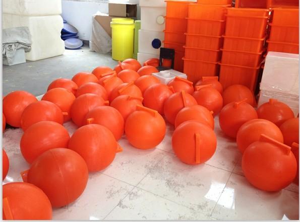 水上浮球直径400mm，厂家直销塑料浮球，盛高浮球批发零售
