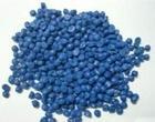 中性pvc 塑料粒子 蓝色pvc塑料颗粒 硬质pvc注塑