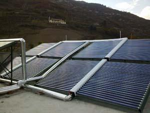 甘肃太阳能热水器工程、甘肃太阳能集热工程、联排时太阳能工程