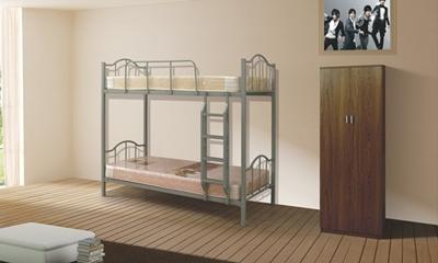 铁床职工宿舍高低床，目前畅销的双层铁床图片