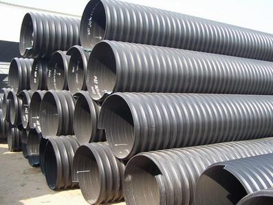 供应HDPE钢带增强缠绕管厂家直销
