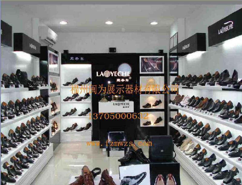 订购福州皮鞋凉鞋展示柜展示柜厂家图片