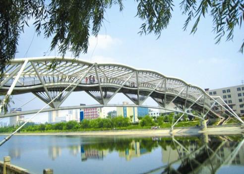 供应青岛钢结构天桥工程