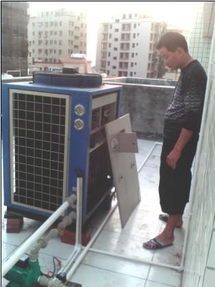 供应热水工程空气能热水器商用机安装热泵