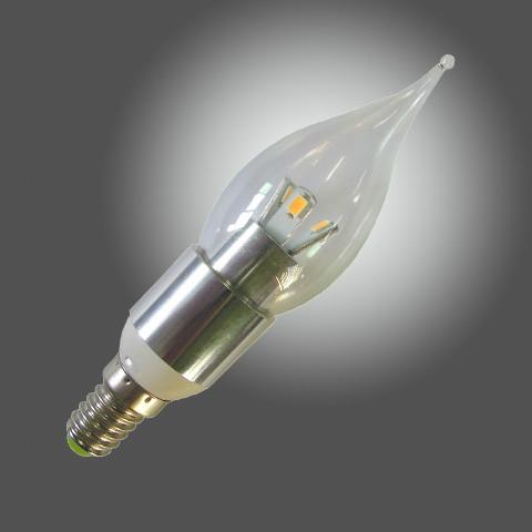 3W/5WLED蜡烛灯  360度发光的蜡烛灯 适用于水晶吊灯