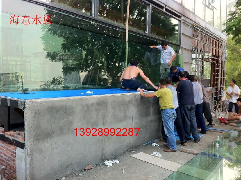 供应广州大型鱼缸报价  大型鱼缸定做  厂家直销图片