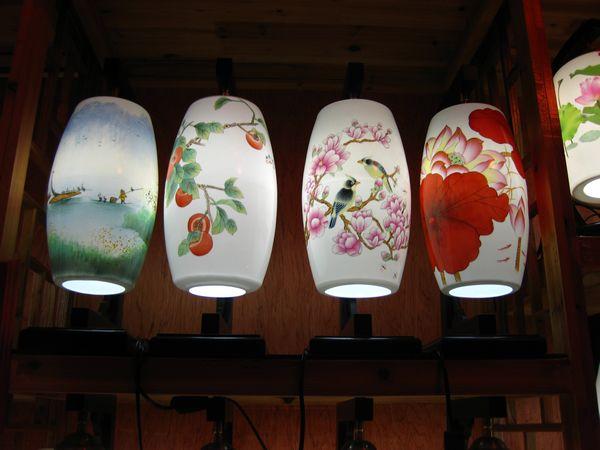 景德镇市景德镇现代中式风格青花陶瓷台灯厂家